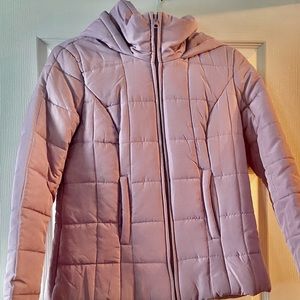 Lovely lavender puffer coat!